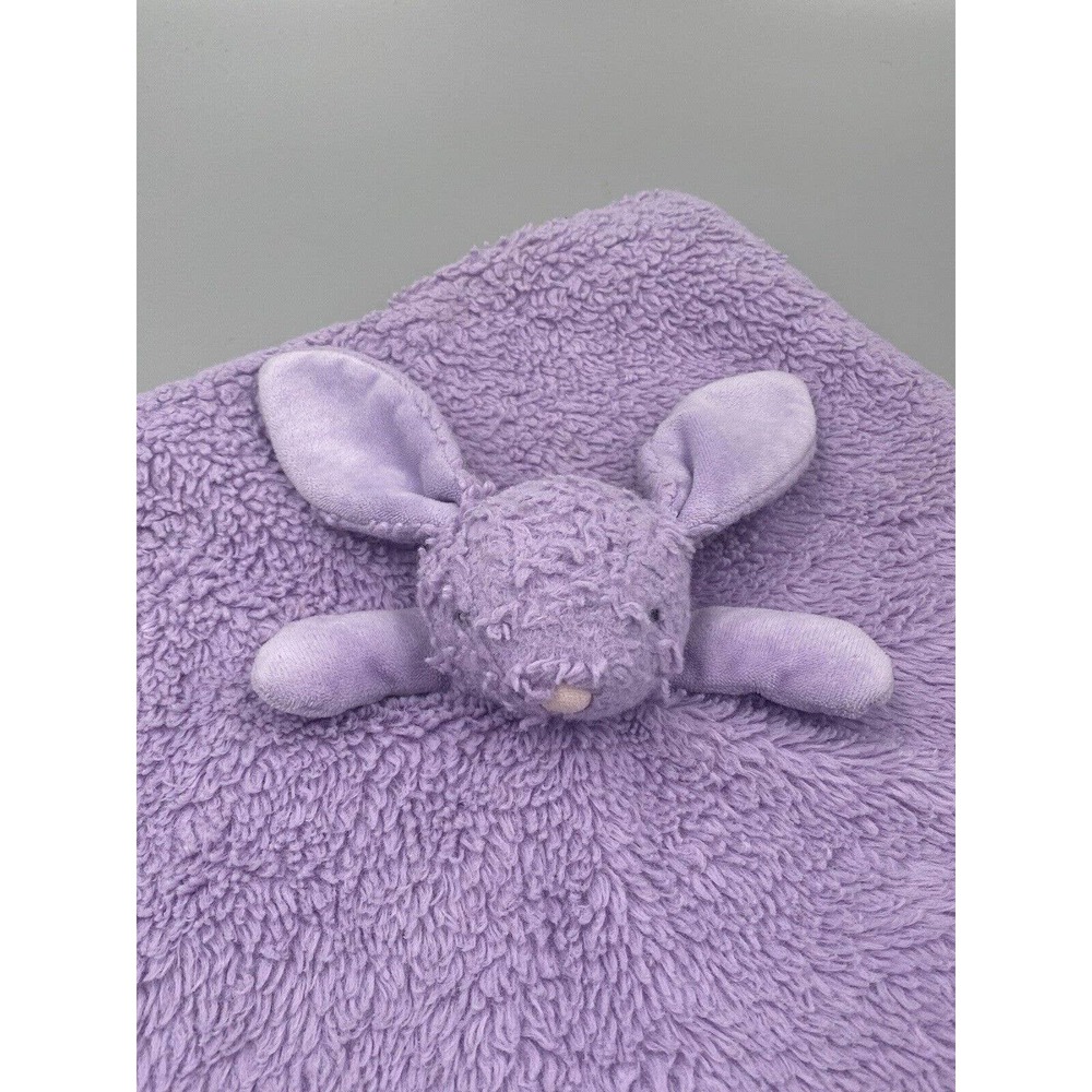 Apricot Lamb Purple Bunny Rabbit Floppy Ears Plush Baby Security Blanket